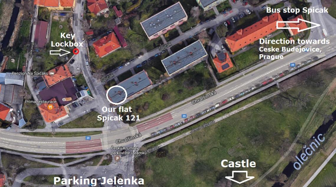The Best Castle View-Bus Station, Parking, Center Český Krumlov Esterno foto